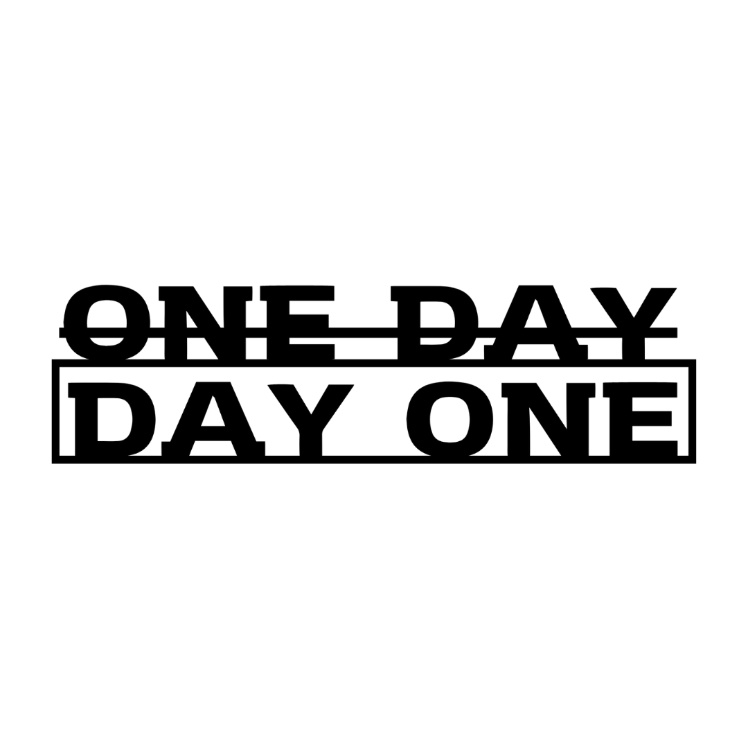 Action Taker | One Day or Day One Metal Wall Art crafted from premium laser-cut powder-coated steel.