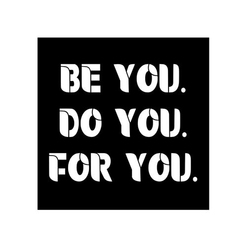 Be Your Own Kind | Inspirational Typography Metal Wall Art crafted from premium laser-cut powder-coated steel.