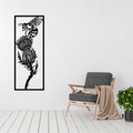 Botanical wall art displayed in a modern or rustic interior space