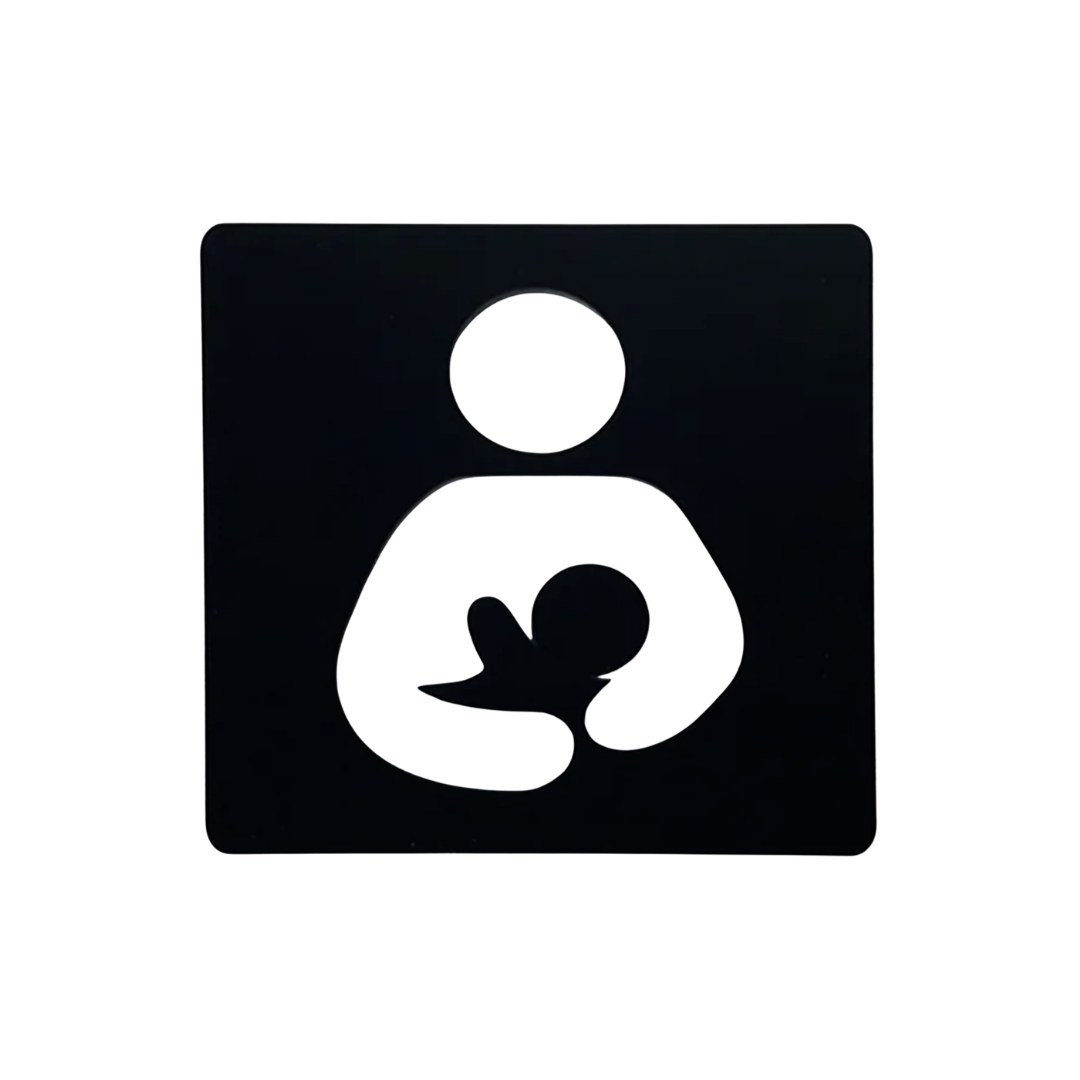 Breastfeeding Room Privacy Metal Sign crafted from premium laser-cut steel with a durable powder-coated finish.
