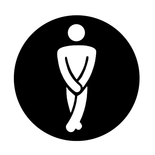 Classic Male Toilet Sign | Metal Bathroom Sign crafted from premium laser-cut steel with a durable powder-coated finish.