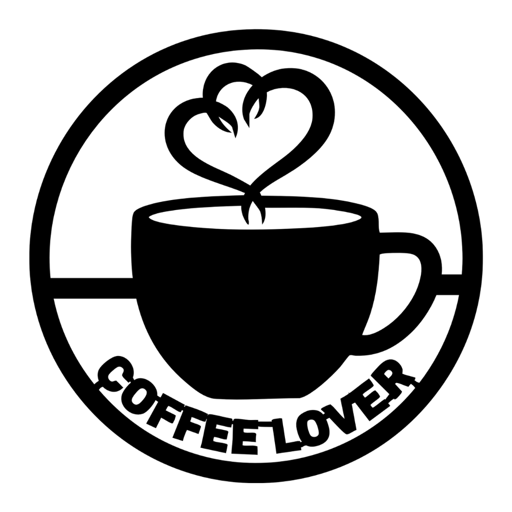 Life Happens Coffee Helps | Coffee Quote Metal Wall Art made from premium laser-cut powder-coated steel.