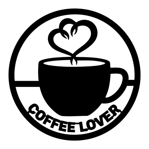 Life Happens Coffee Helps | Coffee Quote Metal Wall Art made from premium laser-cut powder-coated steel.