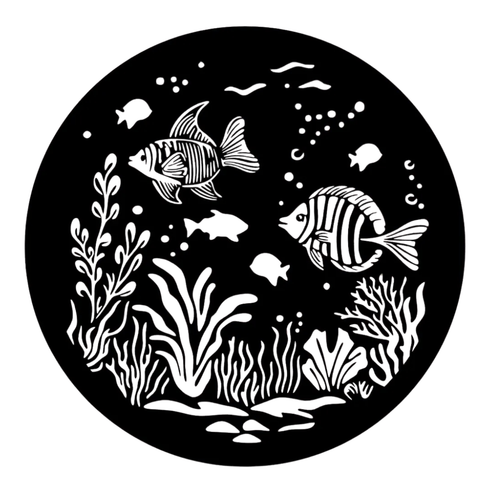 Coral Reef Harmony | Tropical Fish Metal Wall Art crafted from premium laser-cut powder-coated steel.