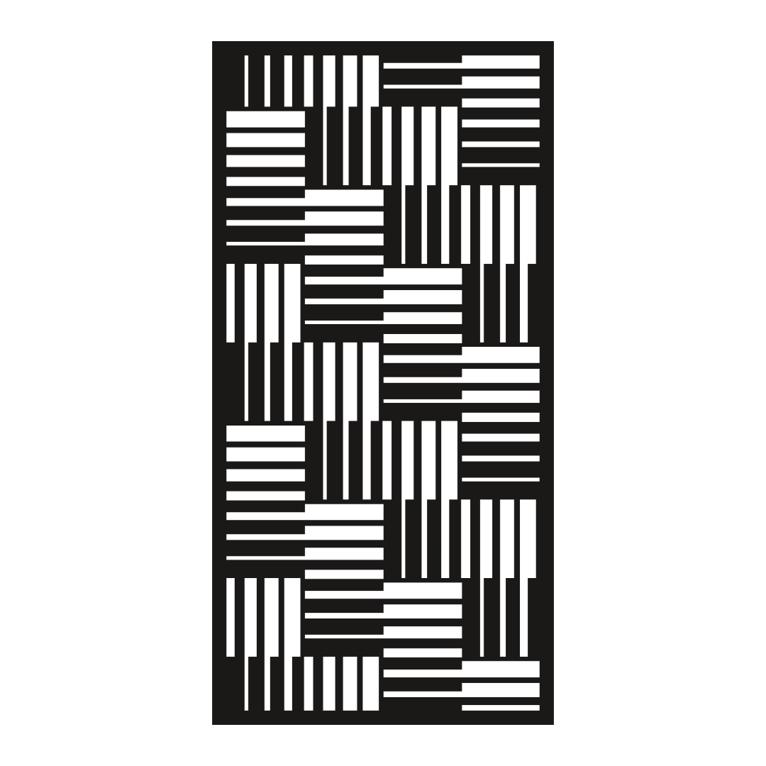 Gridline | Contemporary Linear Metal Privacy Screen