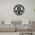 Romantic wedding metal wall art displayed in a cosy bedroom