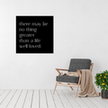 Heartfelt Inspiration | There May Be No Thing Greater Than a Life Well Loved Metal Wall Art displayed in a modern living room.