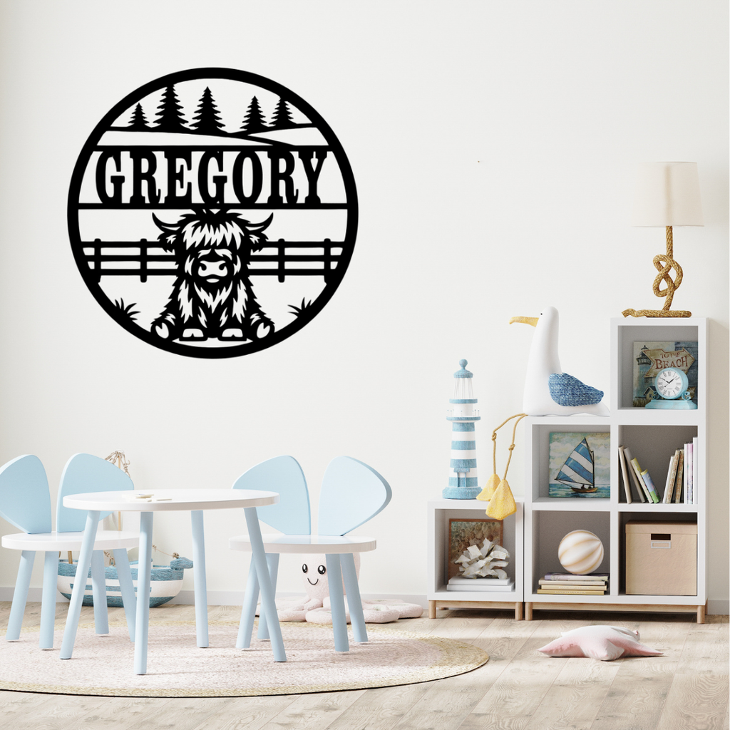 Rustic countryside décor styled in a cosy kids bedroom