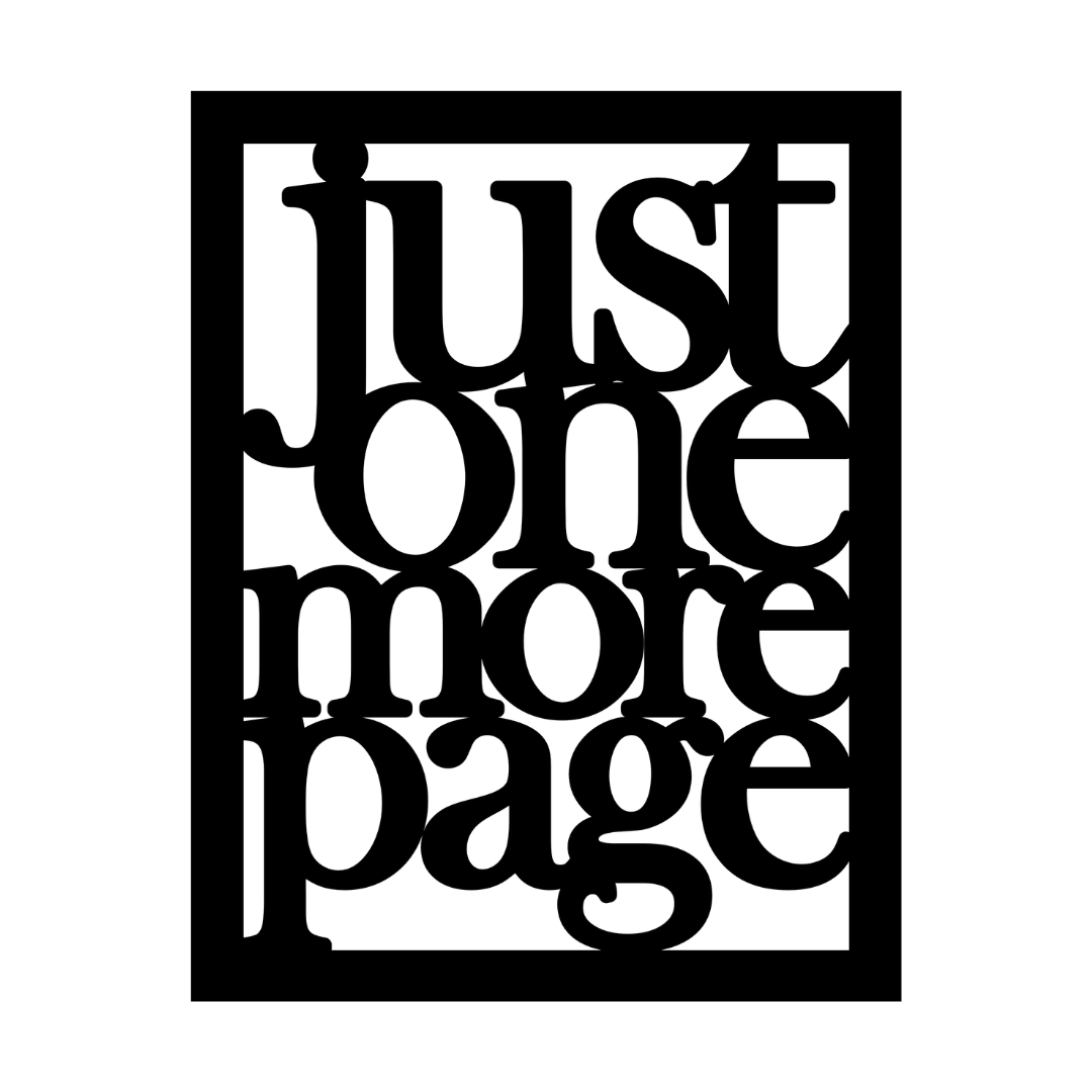Just One More Page | Book Lover Metal Wall Art crafted from premium laser-cut powder-coated steel.