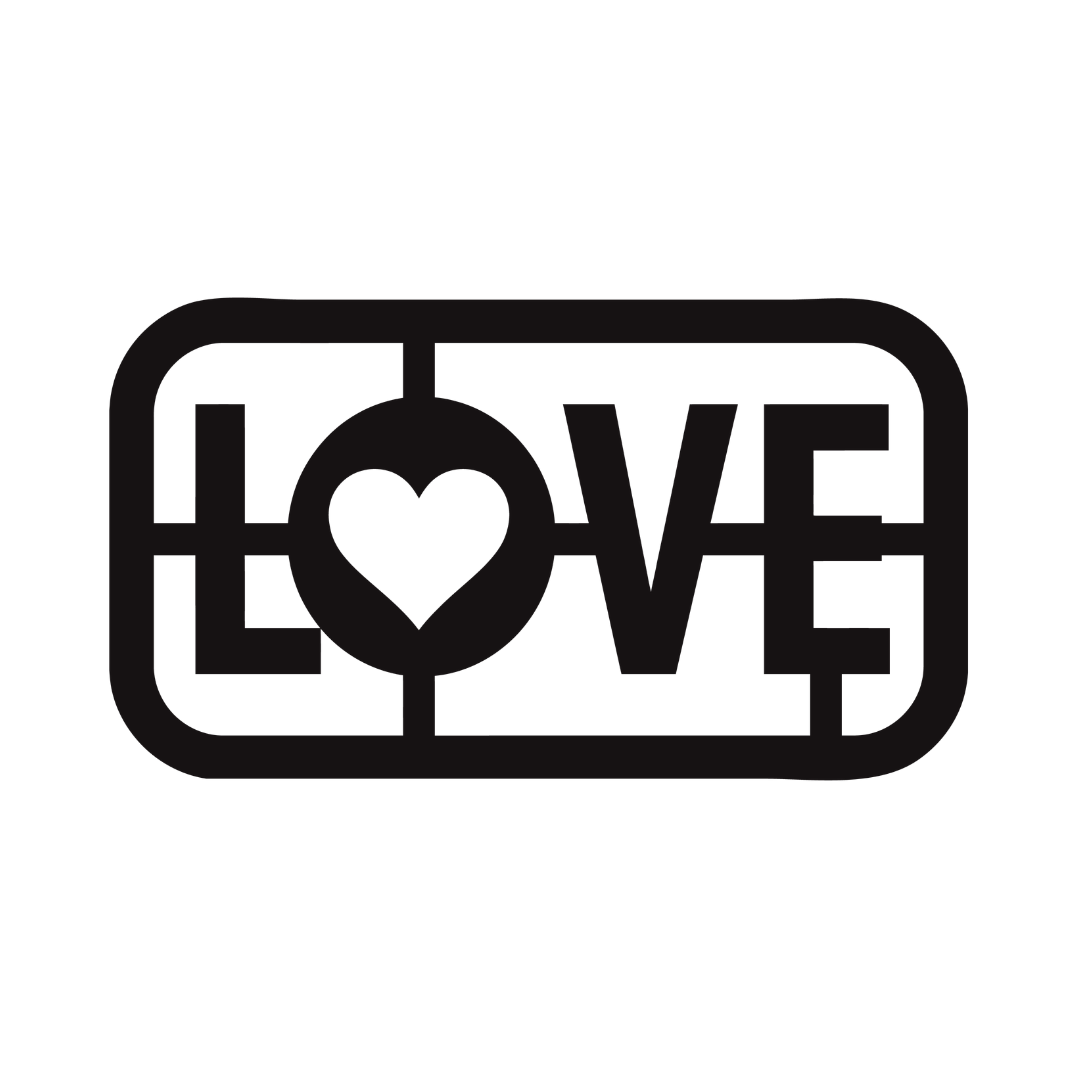 Love Always | Heart Typography Metal Wall Art crafted from premium laser-cut powder-coated steel.