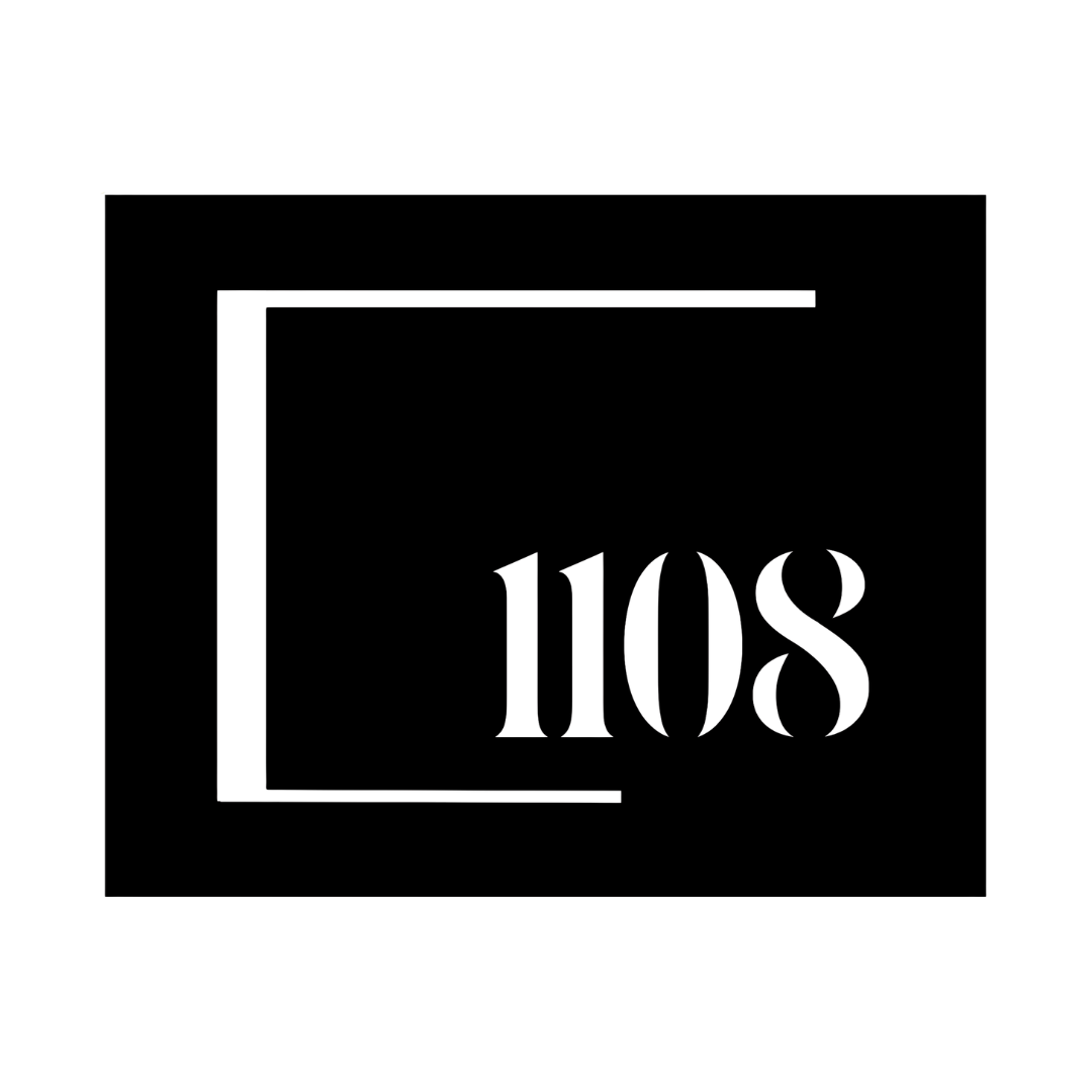 Contemporary rectangular metal address plaque with a custom house number and clean geometric frame.