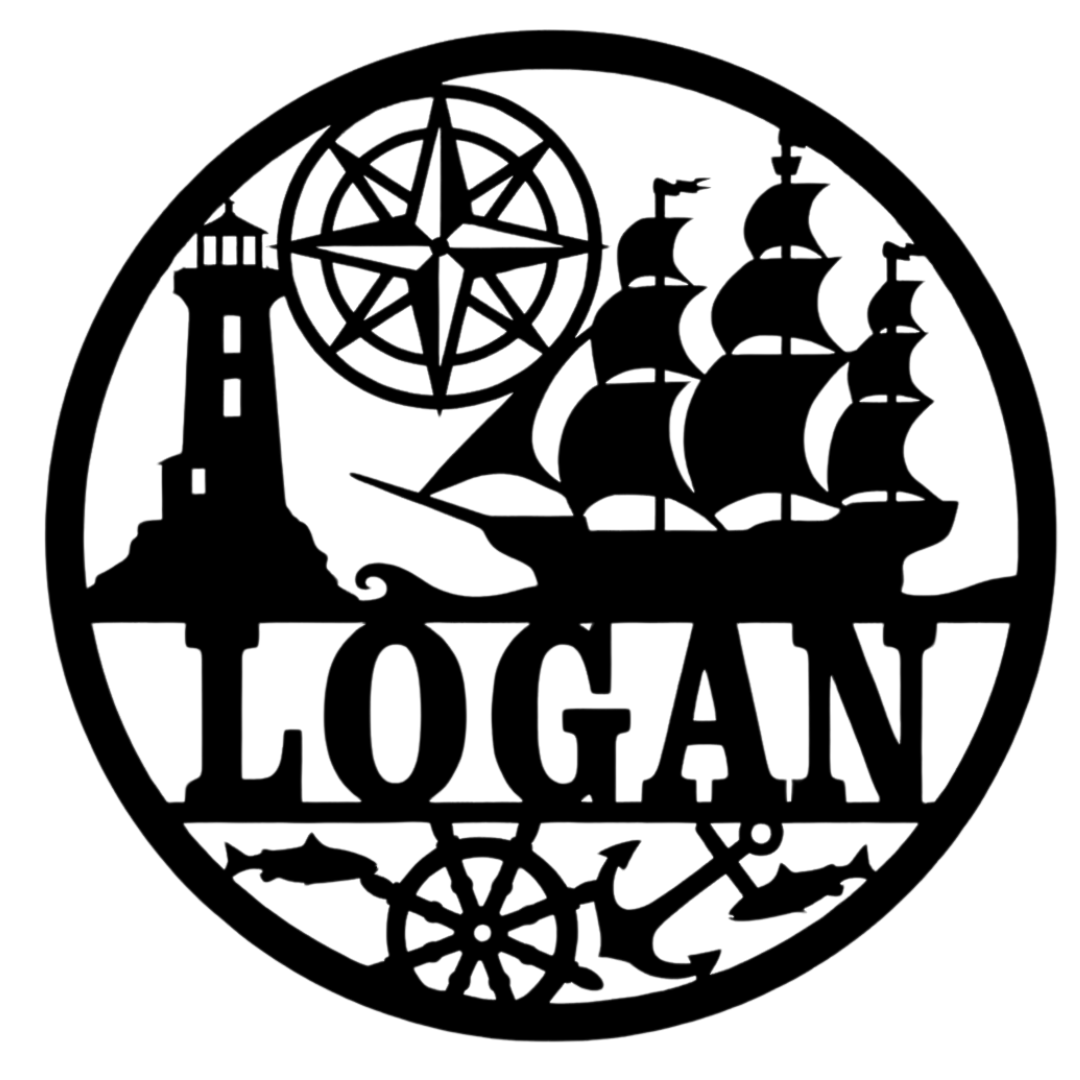 Ocean Explorer Voyage sign isolated on white background