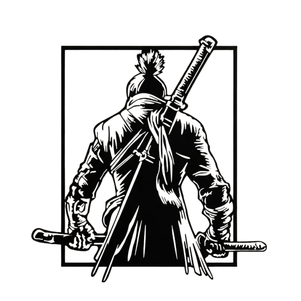 Shadow Ronin Samurai Warrior Metal Wall Art crafted from premium laser-cut steel with a durable powder-coated finish.
