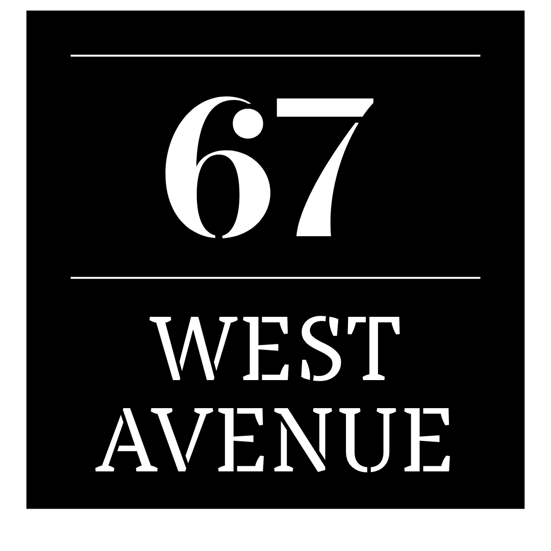 Metal house number plaque isolated on a plain white background with sleek contemporary layout