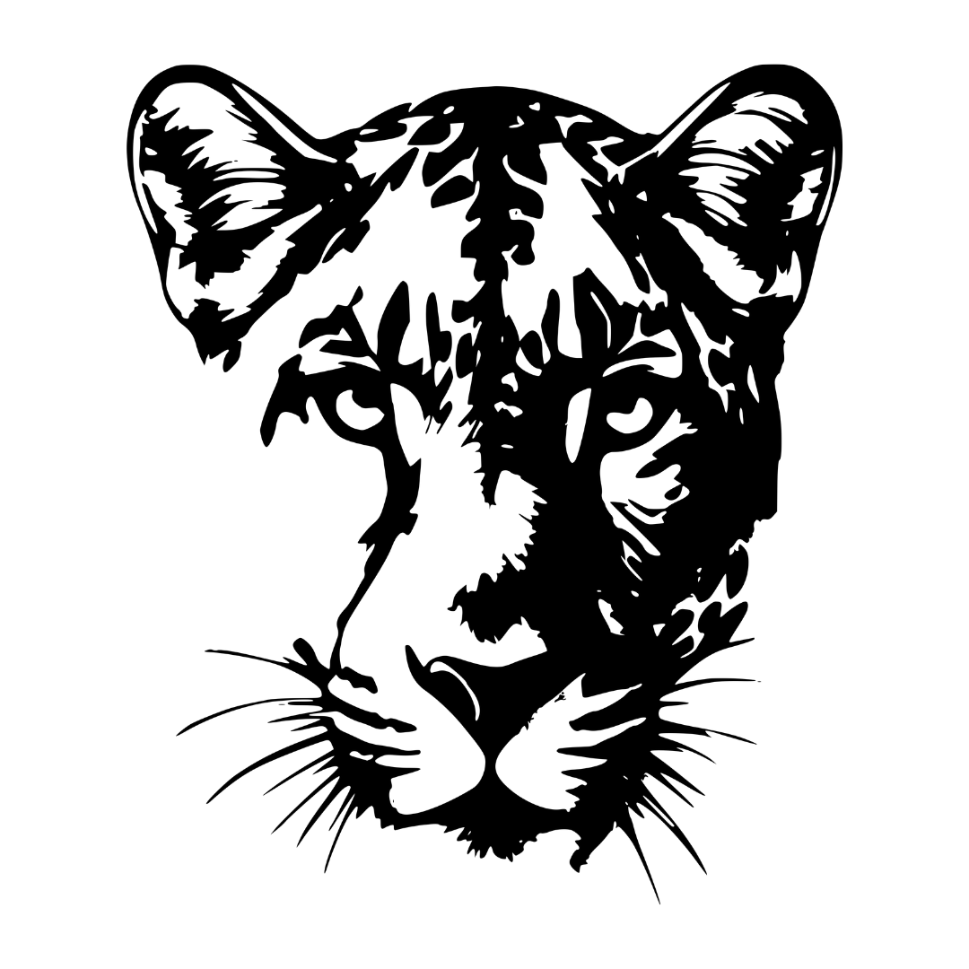 Silent Majesty Leopard Face Metal Wall Art crafted from premium laser-cut steel with a durable powder-coated finish.