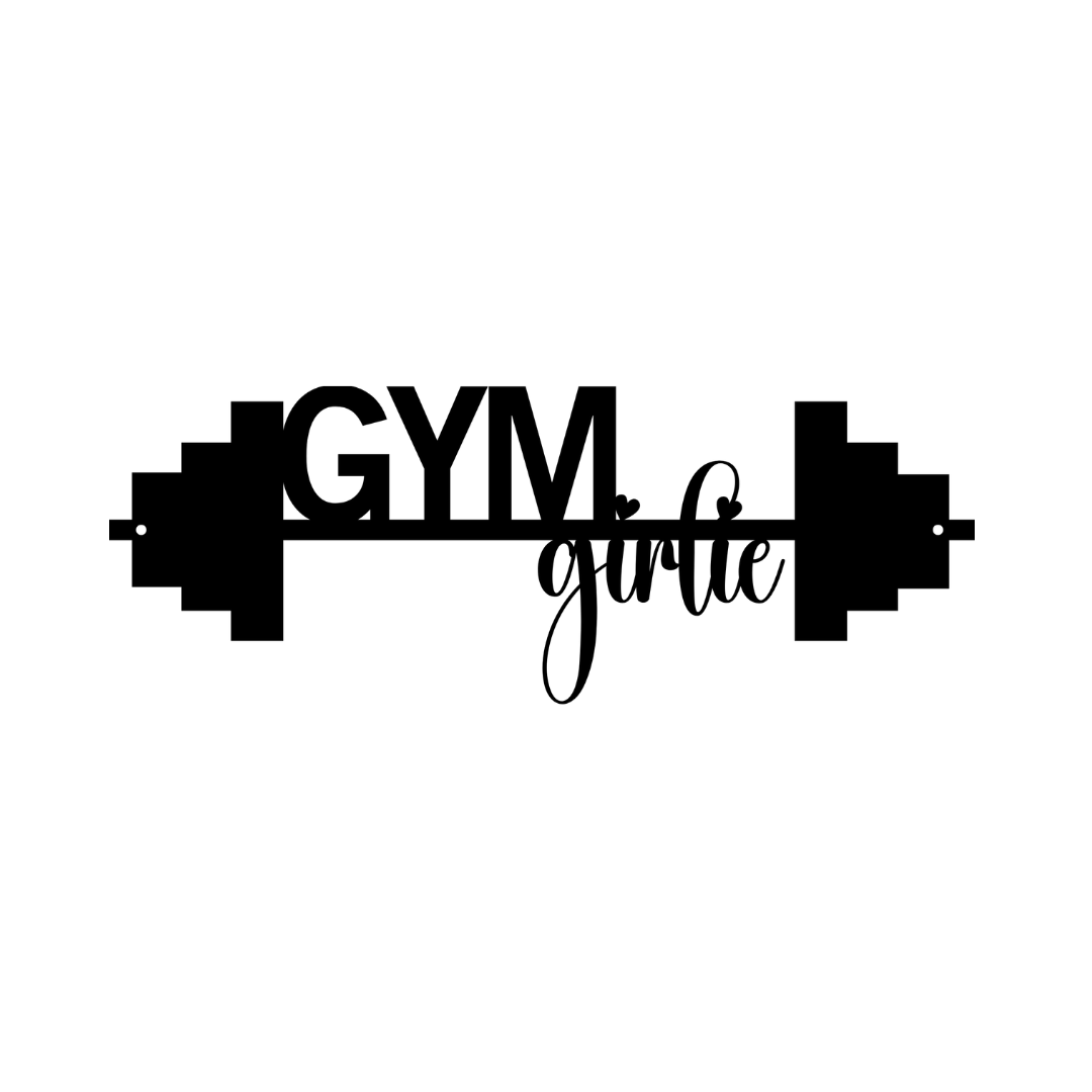 Stronger Every Rep | Gym Girlie Barbell Metal Wall Art crafted from premium laser-cut powder-coated steel.