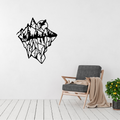 Wildlife wall art displayed in a modern nature inspired interior